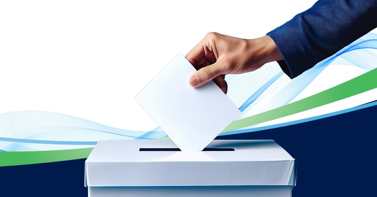 Close up image of a hand placing a ballet in a ballet box.